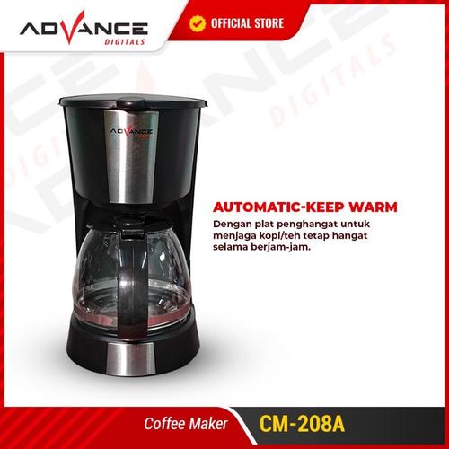 Jual Advance CM208A Coffee Maker Mesin Kopi Espresso Low Watt