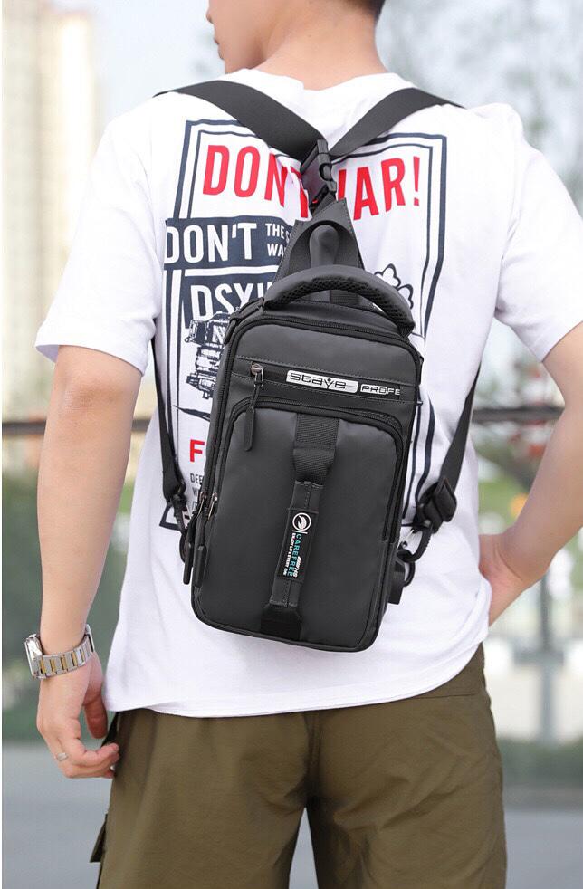 Jual Heylook HEYLOOK Official - (Free Cable Usb) Tas Selempang Pria Sling  Bag Outdoor Saverro Waist Bag Pria Distro Original Original 2023