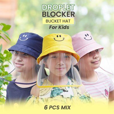 Topi Droplet Bucket Hat Anak With PVC MIX (6Pcs) - Baleomol