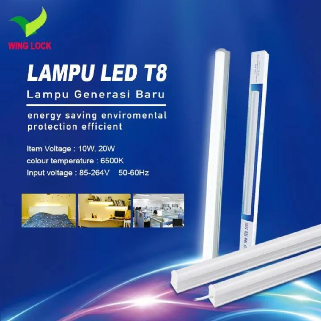 Lampu deals led t8